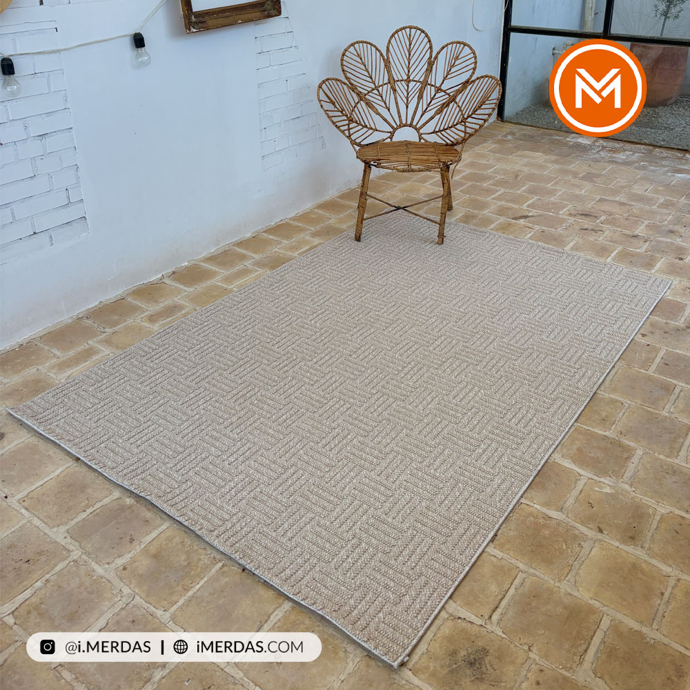 فرش پینترستی کد 1112 زمینه بژ